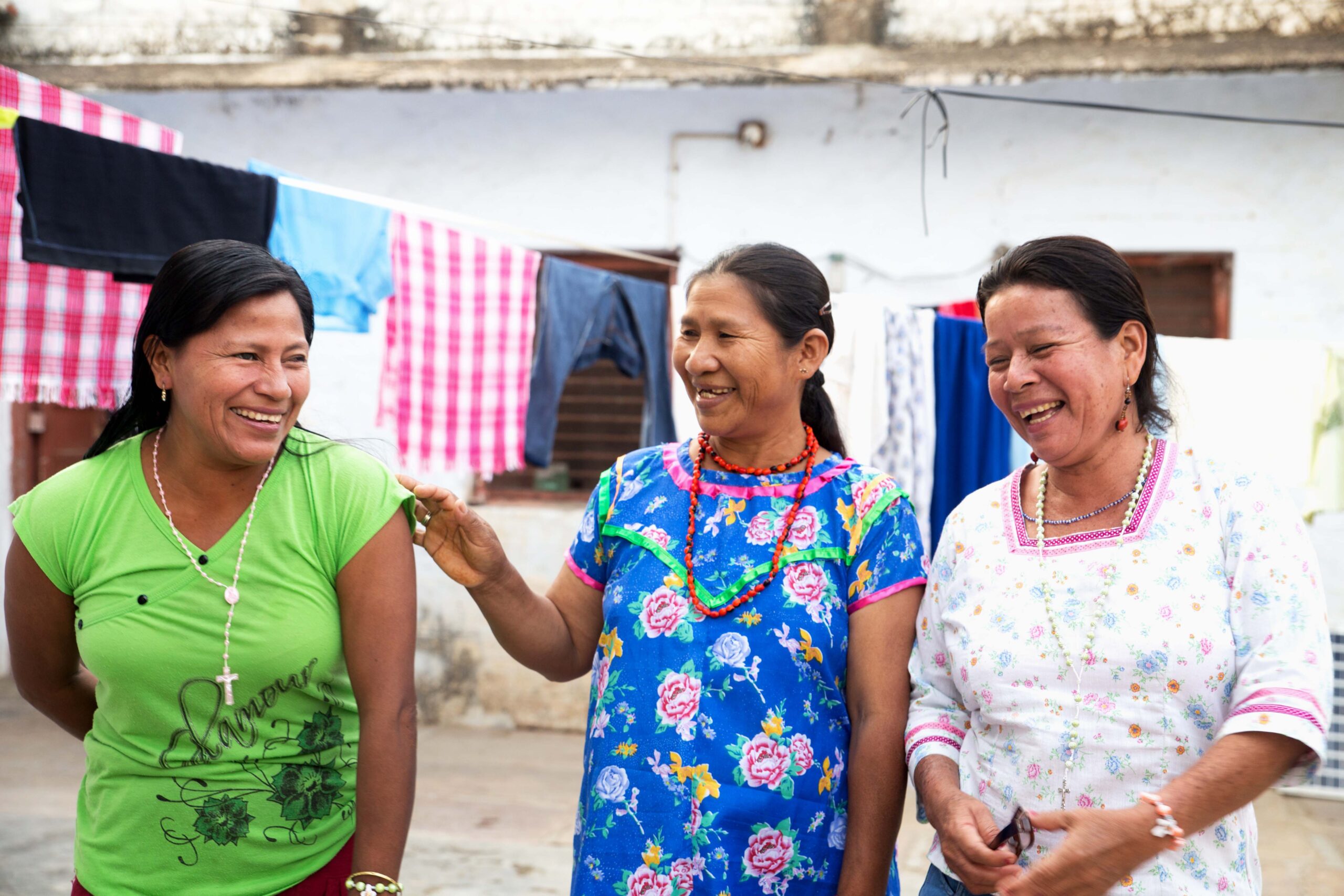 Patricia, Maria and Estella (Left to Right)