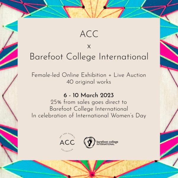 art auction barefoot college collective women